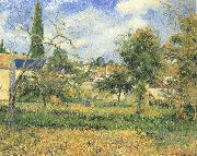 Camille Pissarro Pang plans Schwarz garden oil painting artist